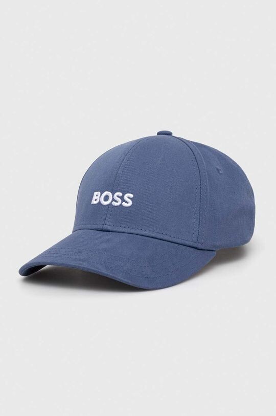

Хлопковая бейсболка Boss, синий