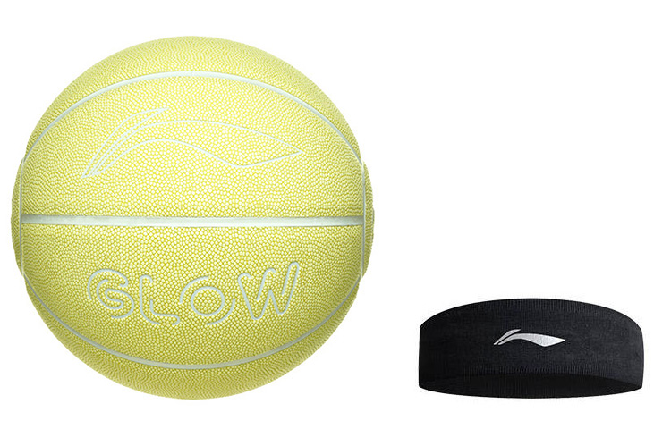 

LINING Badfive PU баскетбольный мяч yellow размер 7 glow in the dark тренировочный unisex