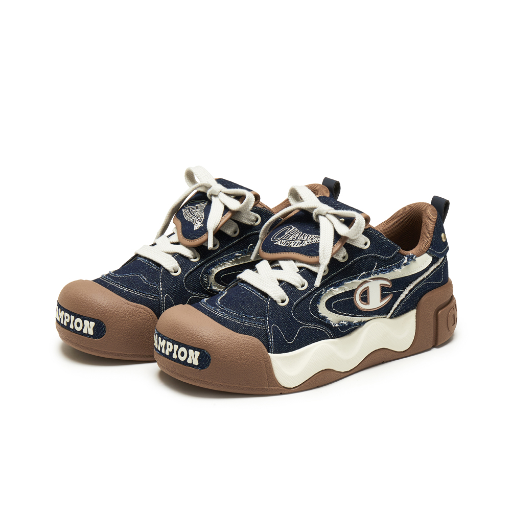 Champion Low top Casual Shoes мужские Junke Blue/Silver Birch Gray — фото 4
