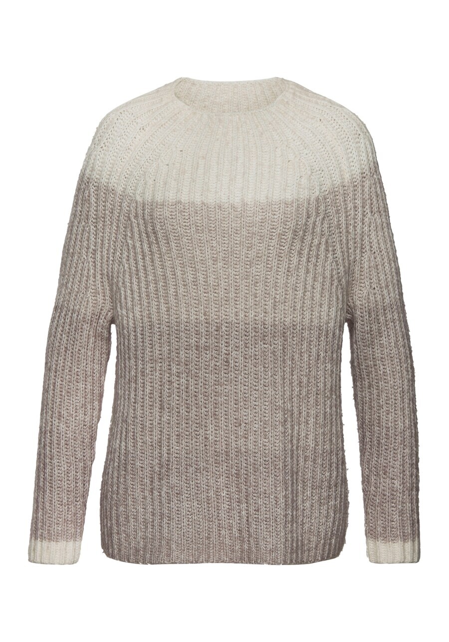 

Тонкий вязаный свитер LASCANA Sweater, цвет taupe/white