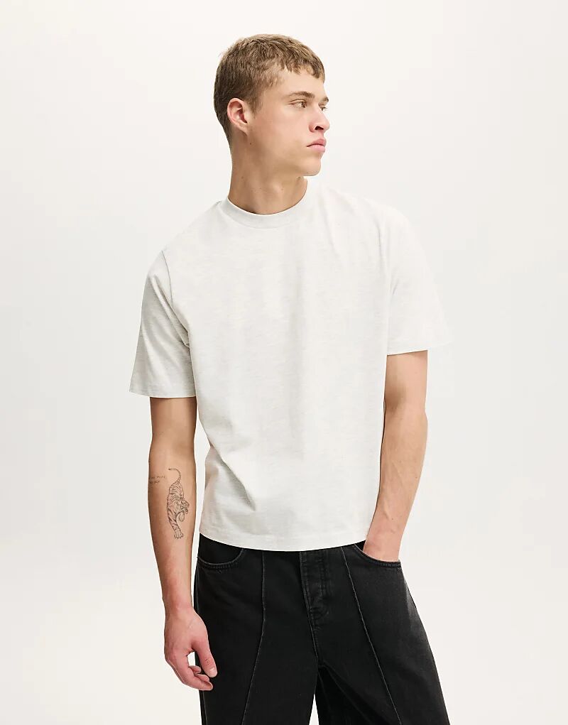 

Футболка Cotton:On укороченного кроя в кремово-белом цвете Cotton On