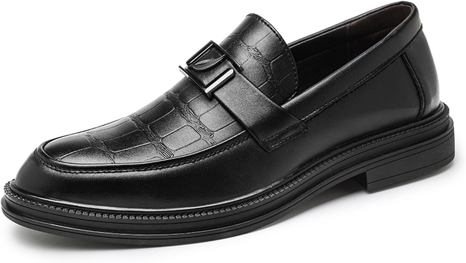 

Мужские туфли на каждый день, удобные слипоны, формальные лоферы Abborora, черный