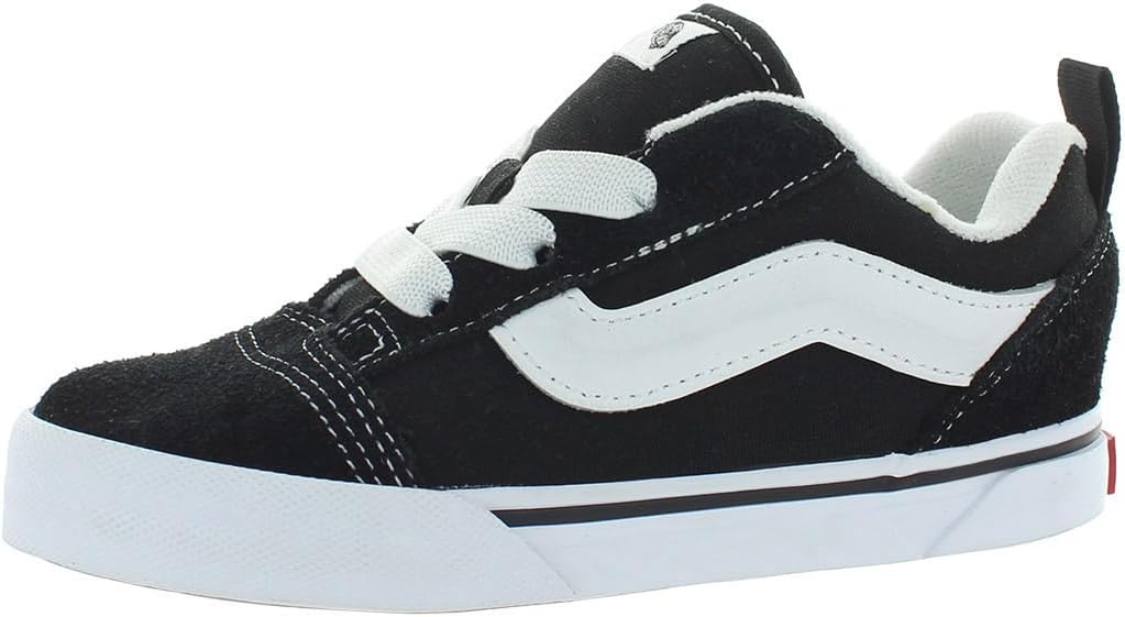 

Vans Baby-Boys Knu Skool Shoe | Ретро-кроссовки '90-х, пухлые низкие кеды для мальчиков и девочек, Black/True White
