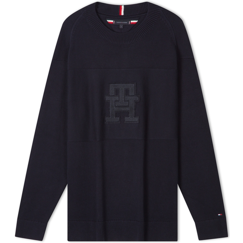 Трикотаж Unisex Crew Neck Moderate Others Tommy Hilfiger, xjs carmine — фото 4