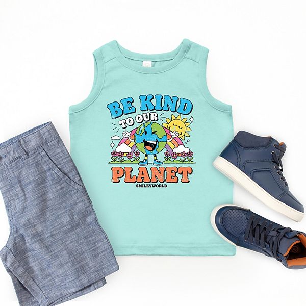 Футболка Smileyworld be kind to our planet rainbow youth The Juniper Shop — фото 3