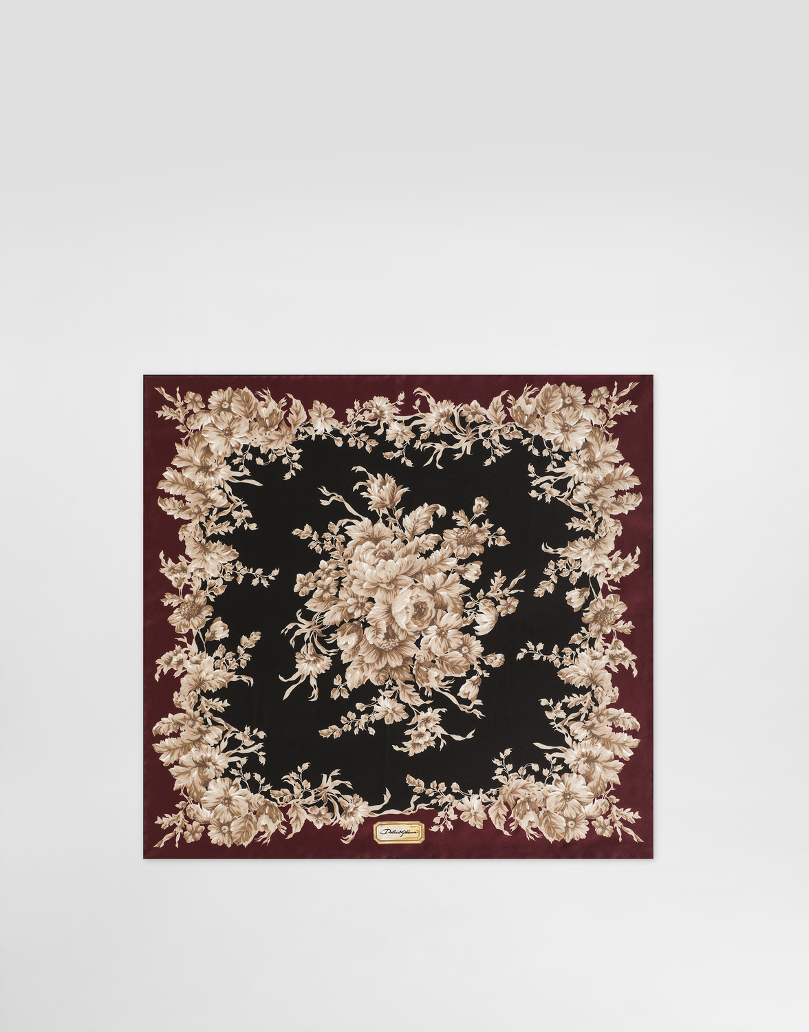 

Платок из шелкового твила 50x50 Dolce & Gabbana, принт