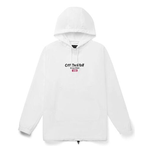 

Куртка men's logo printing hooded jacket white Vans, белый