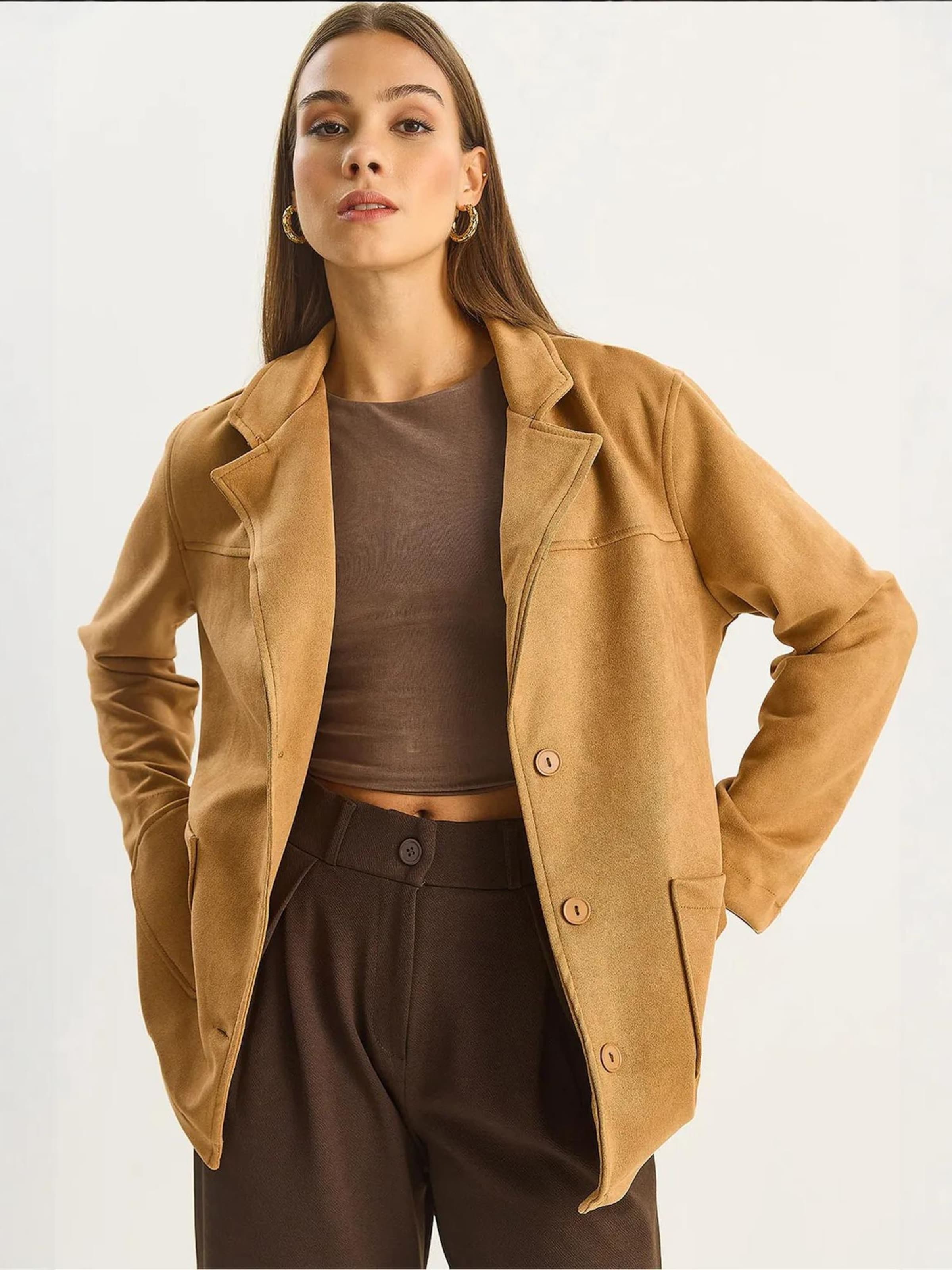 

Bianco Lucci Куртка для межсезонья в цвете Camel