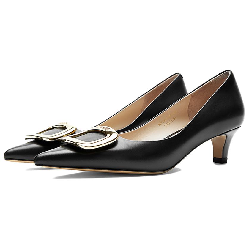 NINE WEST Женские черные туфли на высоком каблуке, цвет Black — фото 3