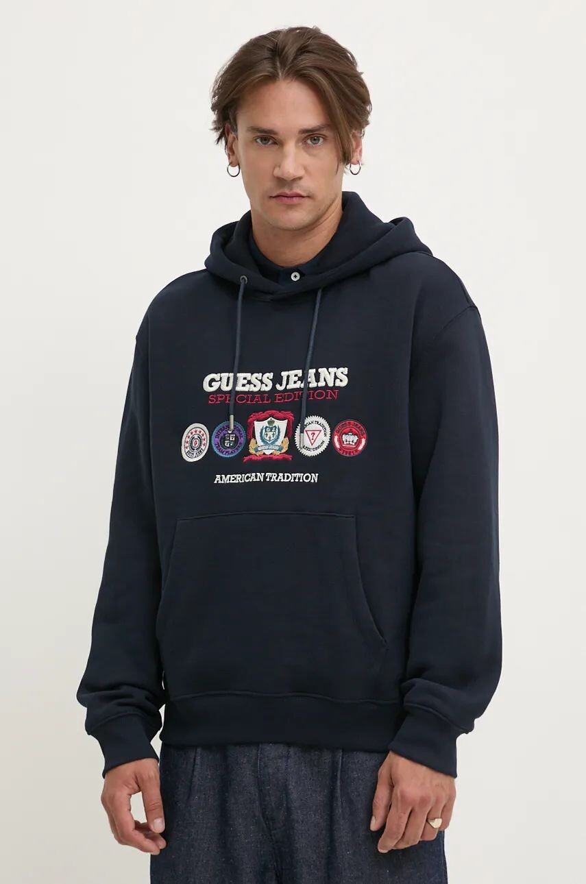 

Толстовка Guess Jeans, темно-синий