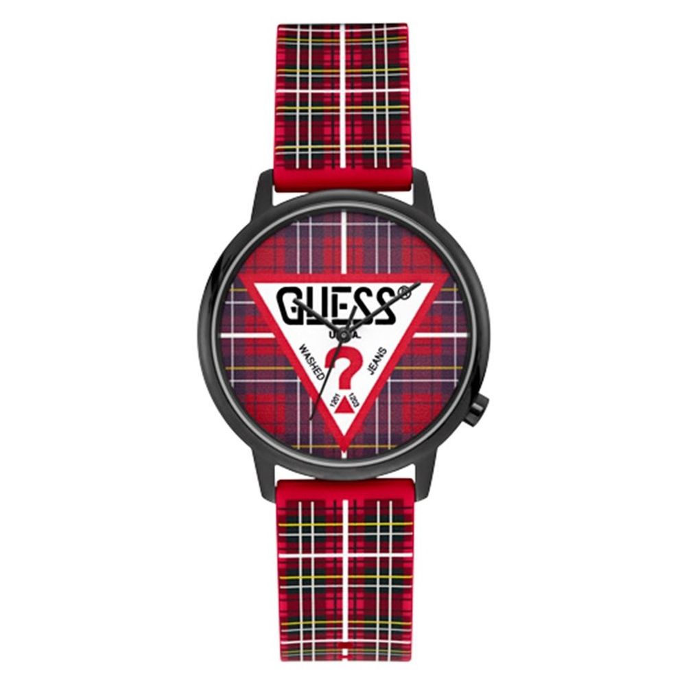 

Разноцветные резиновые часы Guess