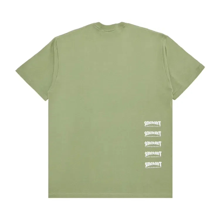 Футболка Supreme x Thrasher Back Tail Tee, зеленый — фото 2