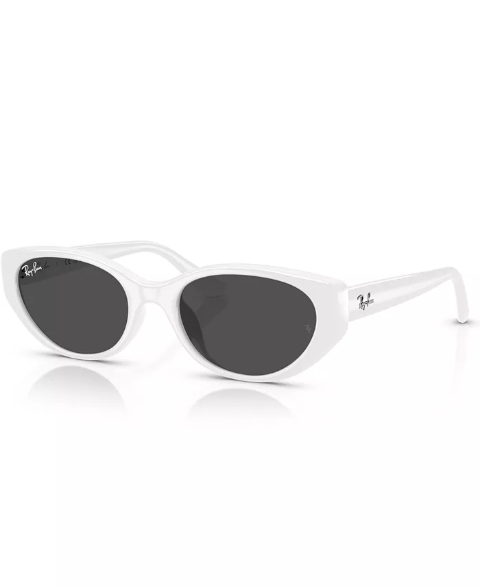 

Унисекс большие солнцезащитные очки, RB4457D Ray-Ban, белый