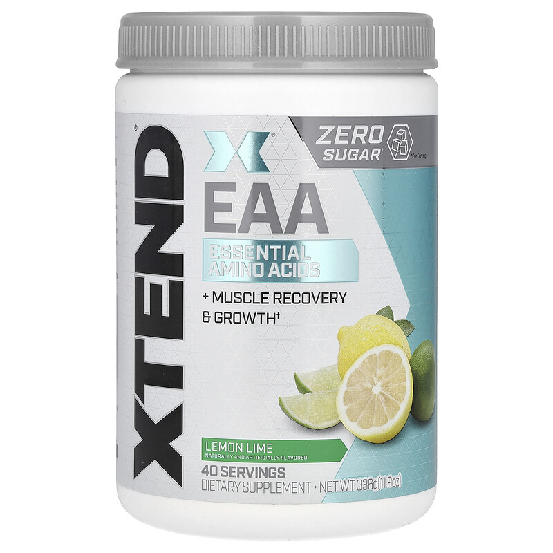 

XTEND, EAA, лимон и лайм, 336 г (11,9 унции)