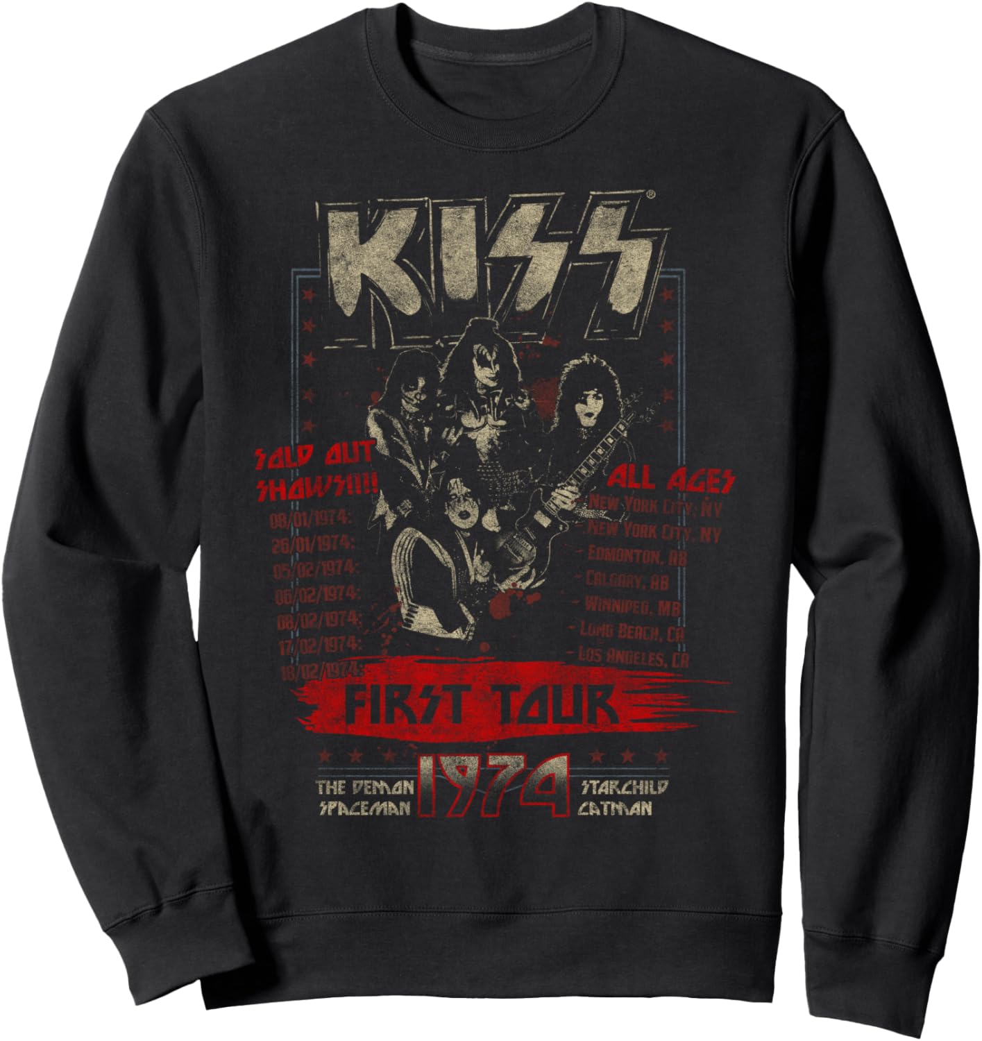 

Первая дорожная толстовка Kiss, черный