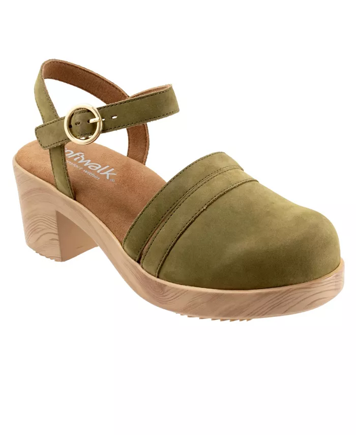 Клоги Fillmore Clog SoftWalk, зеленый