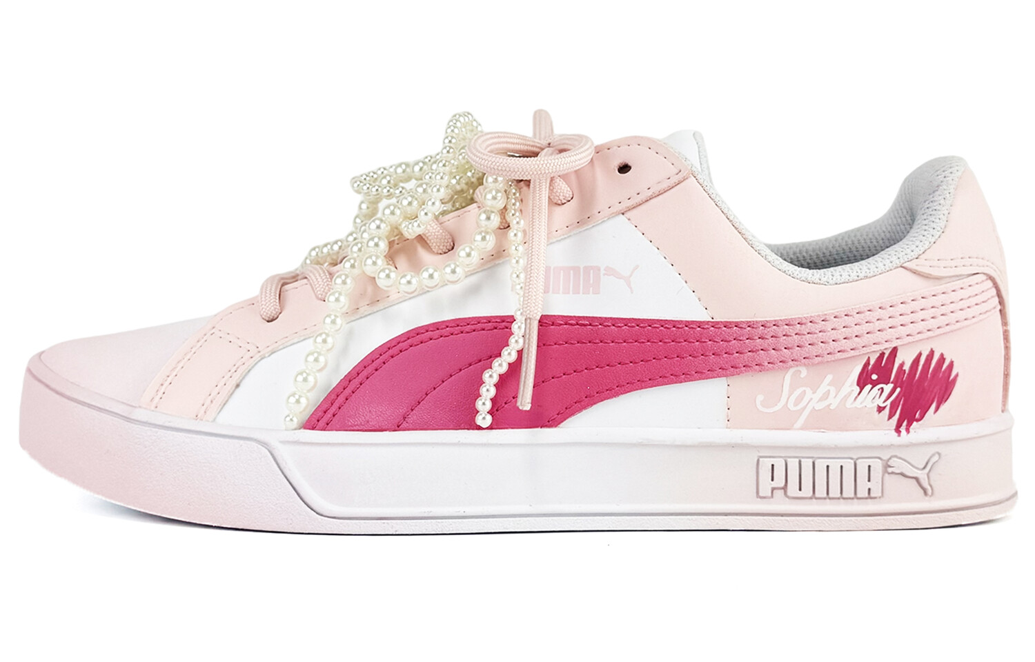

Кроссовки для скейтбординга Smash Vulc женские, низкие, розовый Puma, розовый