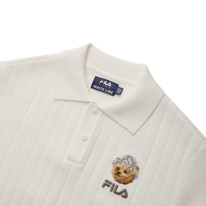 FILA KIDS Свитер WHITE LINE Cloud White для детей 3-7 лет — фото 3
