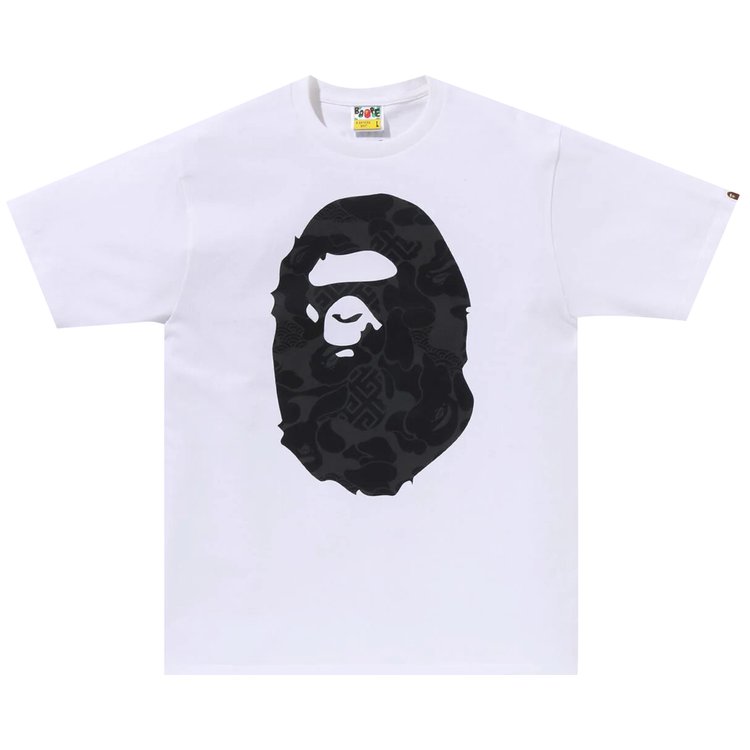 

Футболка BAPE Asia Camo Big Ape Head 'White', белый