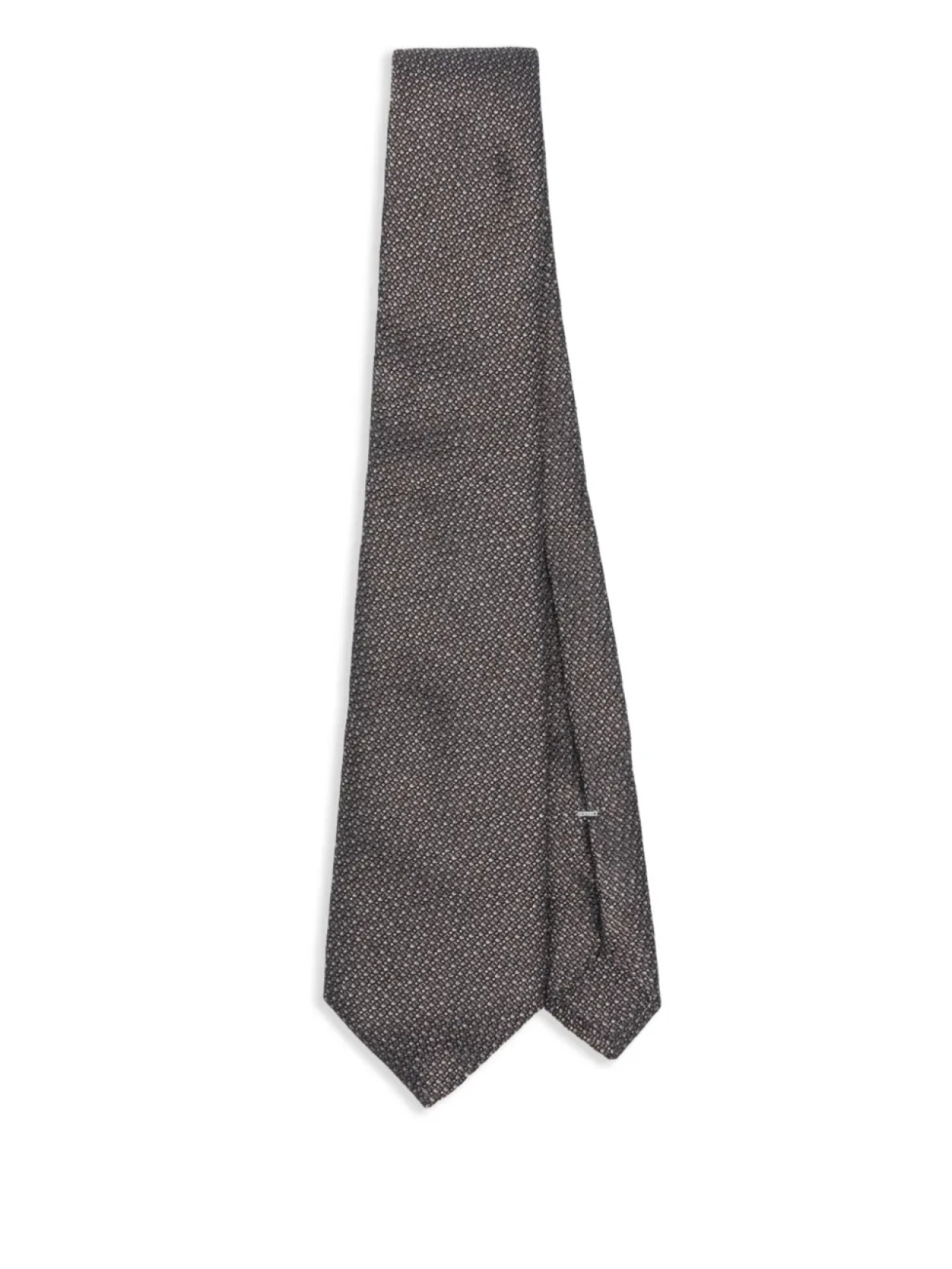 

Галстук жаккардовый Canali, коричневый