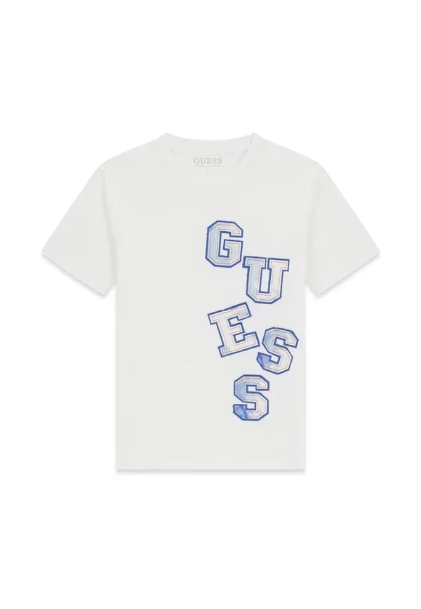 Футболка Guess с принтом и логотипом, белый