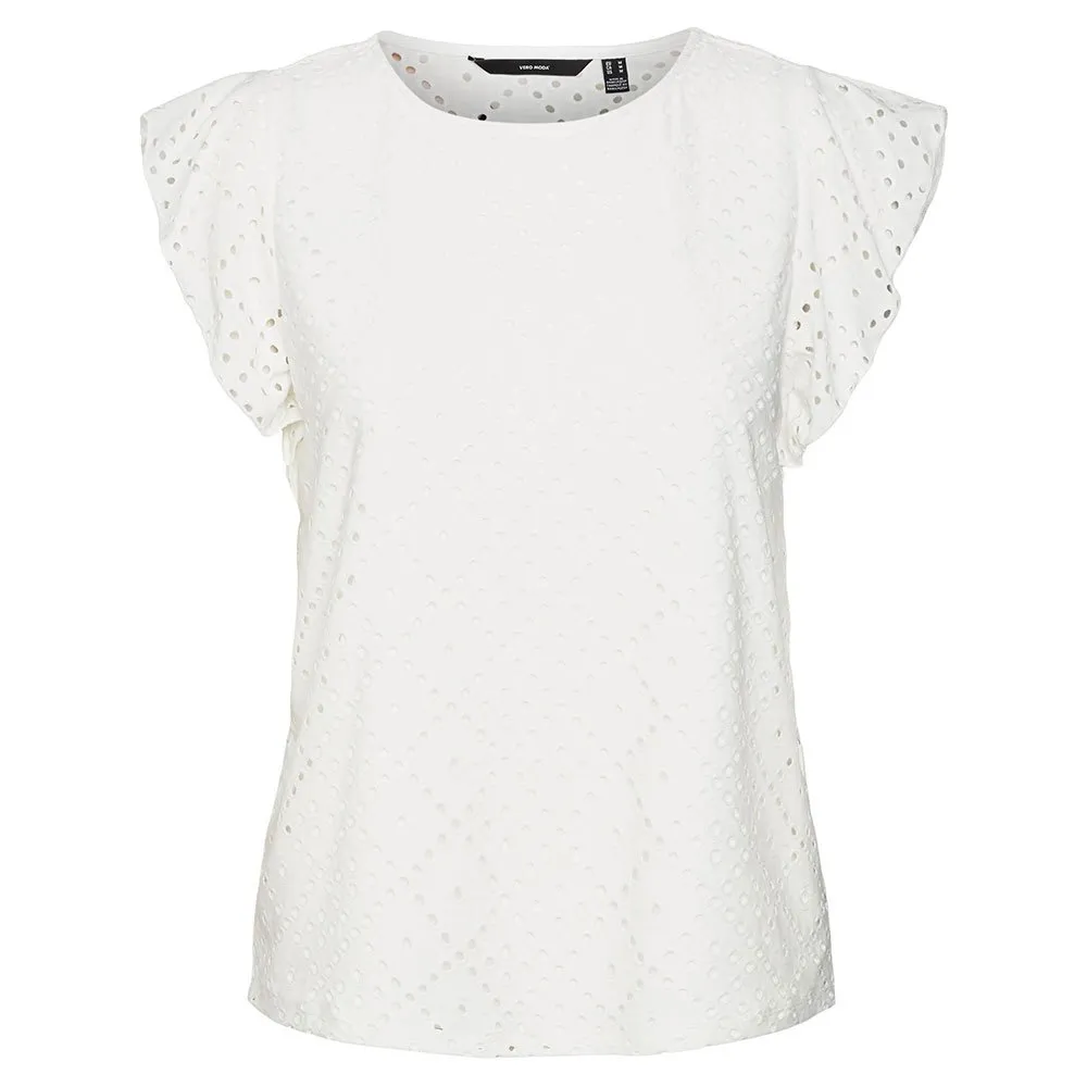 

Футболка с коротким рукавом Vero Moda Tassa Frill, белый