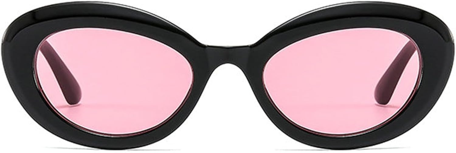 

Солнцезащитные очки Helena Retro Cat Eye в футуристическом стиле для женщин, градиентные, с защитой от УФ-излучения UV400, для мужчин, овальные, в стиле Y2K, S65, Pink