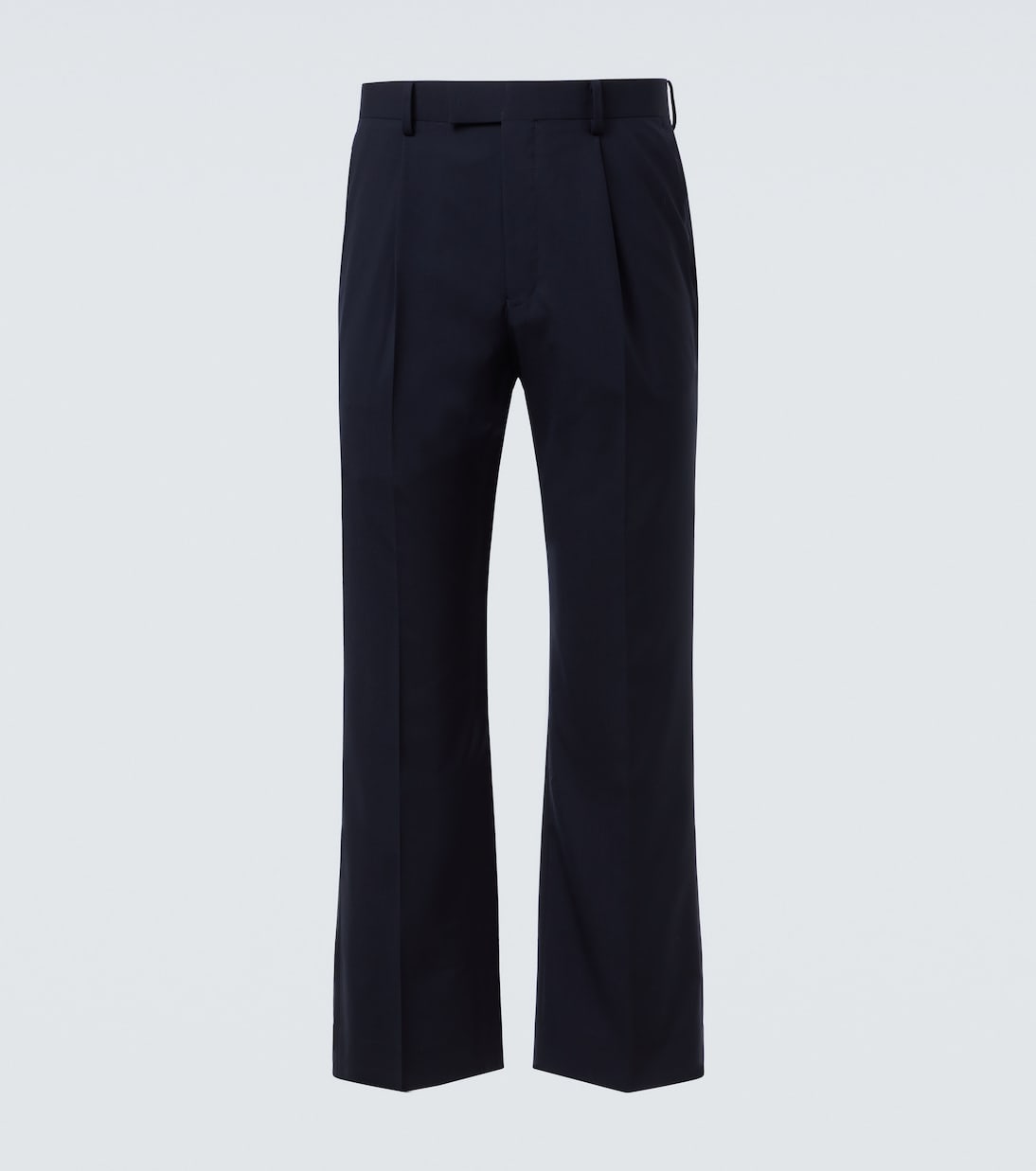 

Шерстяные прямые брюки Auralee, Top Dark Navy