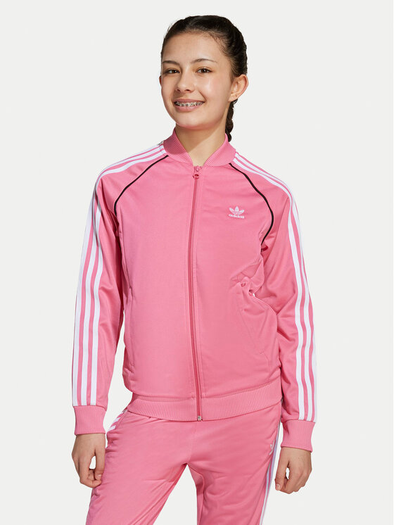Толстовка обычного кроя adicolor SST JV8562 Adidas, розовый — фото 3