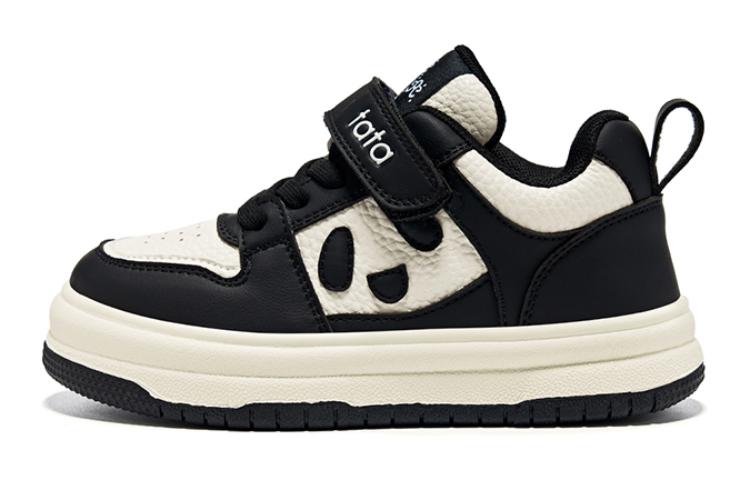 

Прочные дышащие низкие детские скейтерские кроссовки TATA, черный