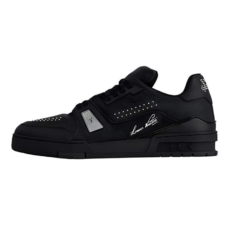

LOUIS VUITTON Кроссовки для скейтбординга Trainer Low-Top, мужские, черные