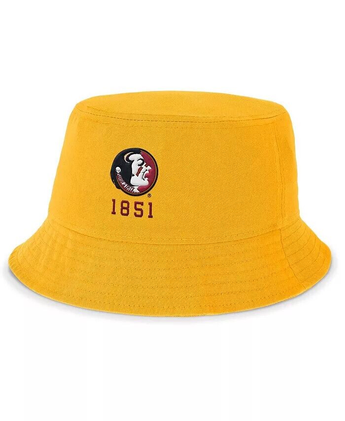 

Мужская золотая шляпа Florida State Seminoles Legacy Apex Bucket Hat Nike
