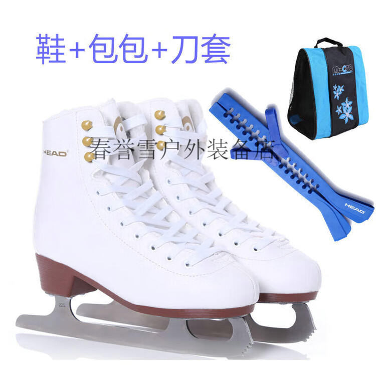 

HEAD Коньки Haide F200 Over Heels утепленные с рисунком, для детей и взрослых, роликовые и фигурные, в комплекте: сумка blue, чехол blue, размер 33