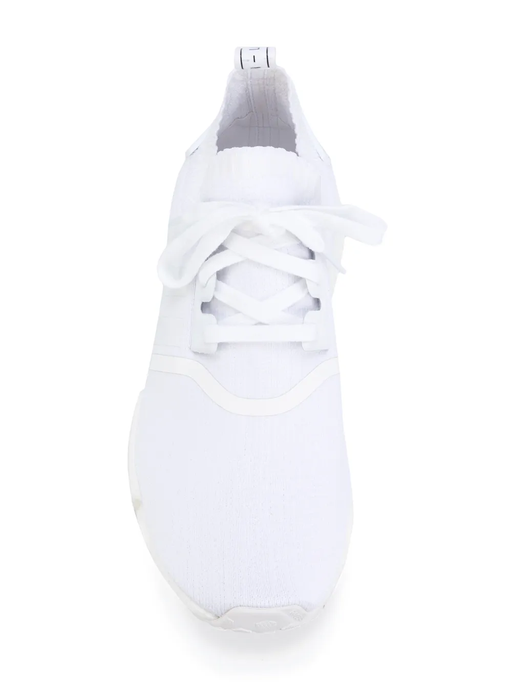 Кроссовки NMD_R1 Primeknit Adidas, белый — фото 4