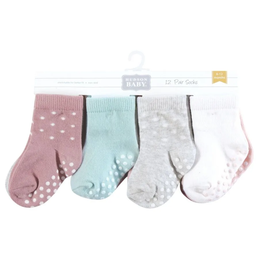 Носки Cotton Rich and Terry Crew Hudson Baby, Soft Dots — фото 2