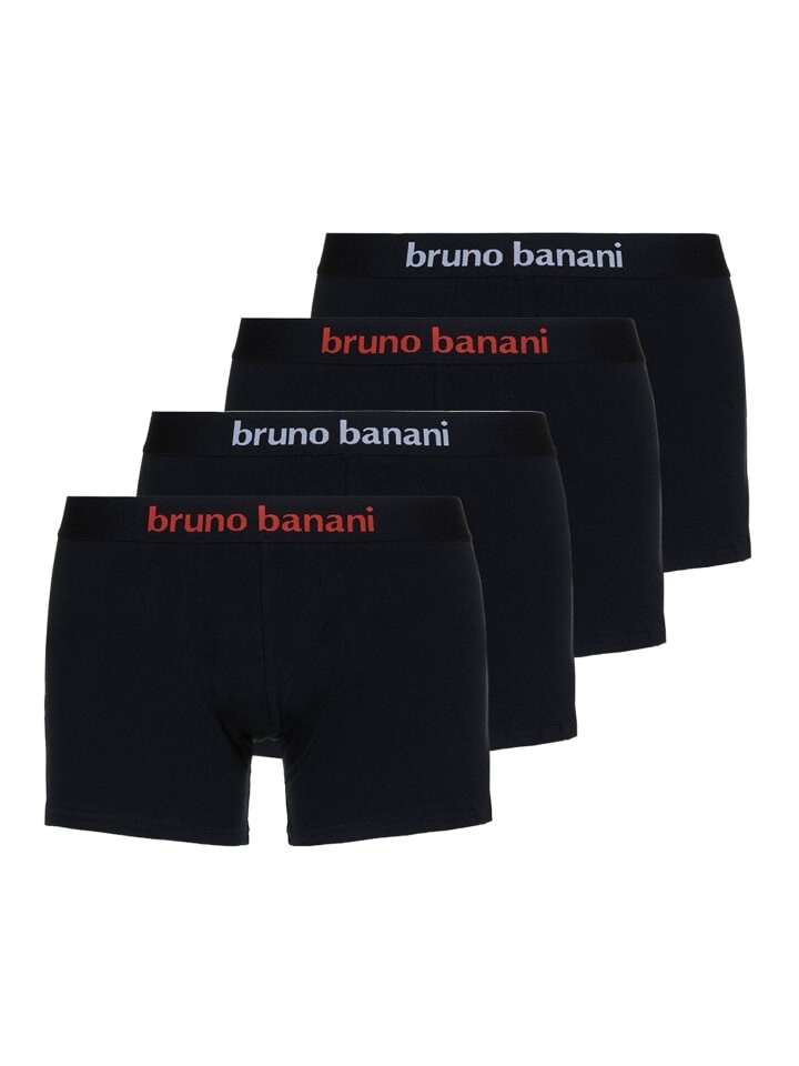 

Трусы Bruno Banani Retro Short / Pant Flowing, цвет Schwarz (Rot/Weiß)