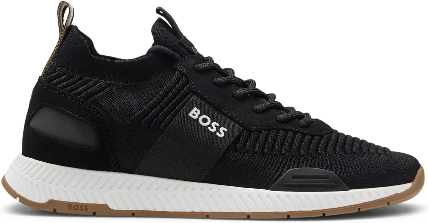 BOSS Herren Hugo Titanium_Runn_knst_nКроссовки, темно-серый
