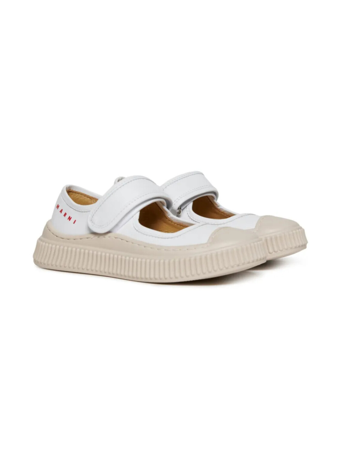 

Кроссовки Marni Kids Mary Jane, белый