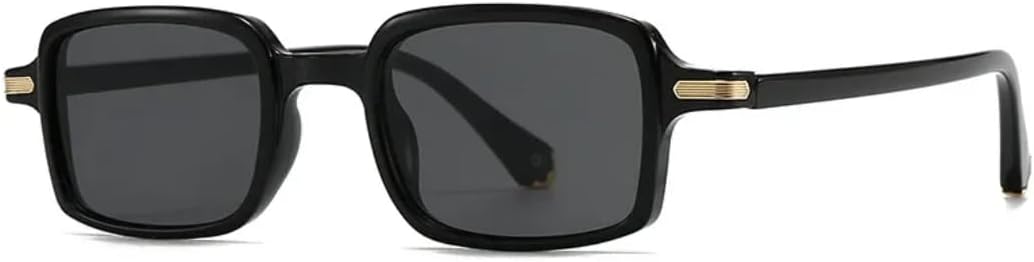 

Классические винтажные солнцезащитные очки с заклепками для женщин и мужчин, в стиле панк, популярные для активного отдыха, с защитой от УФ-излучения UV400 (черные) TVTBBVV, Black Black