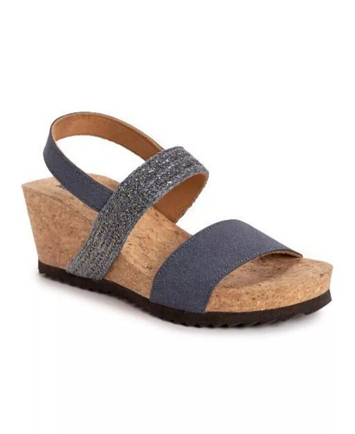 

Женские босоножки Wendy на танкетке MUK LUKS, синий