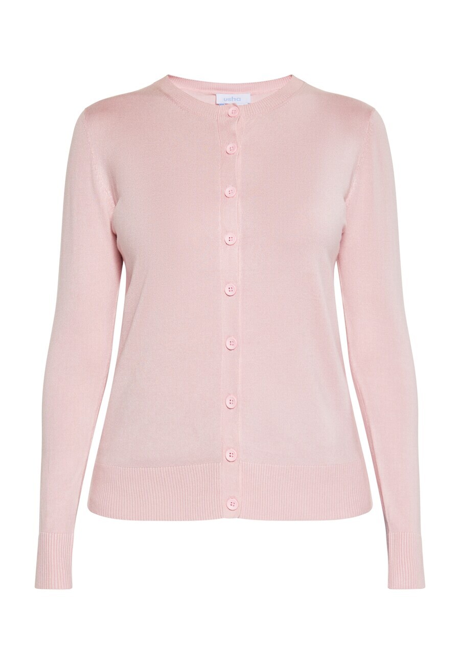 

Вязаный кардиган usha BLUE LABEL Knit Cardigan, розовый