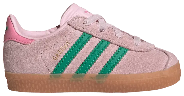 

Кроссовки adidas Gazelle Comfort Closure EL I 'Clear Pink Court Green', розовый