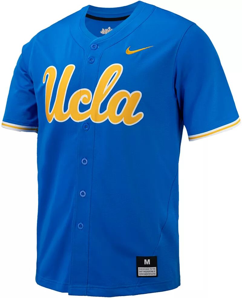 

Реплика мужской бейсбольной майки с длинными пуговицами Nike UCLA Bruins True Blue