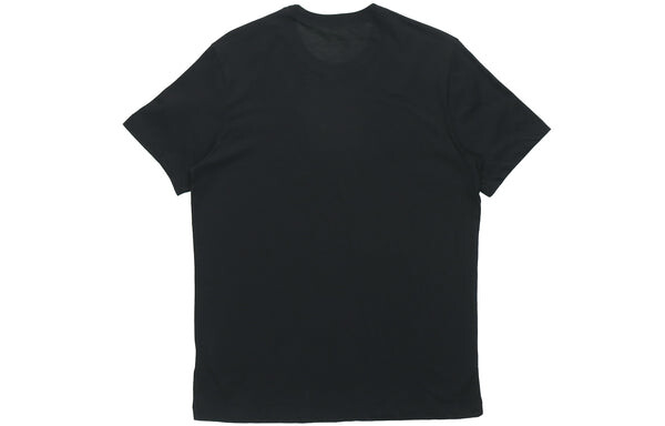 Футболка alphabet printing round neck short sleeve black Nike, черный — фото 2