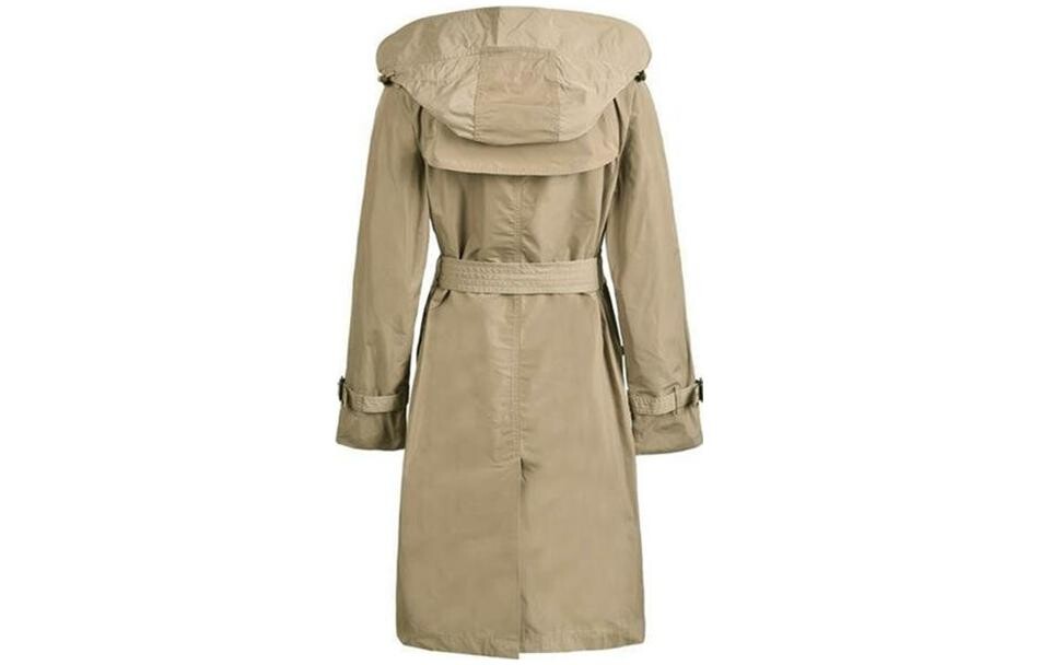 Женский тренч Burberry Amberford с капюшоном, бежевый, цвет Beige — фото 2