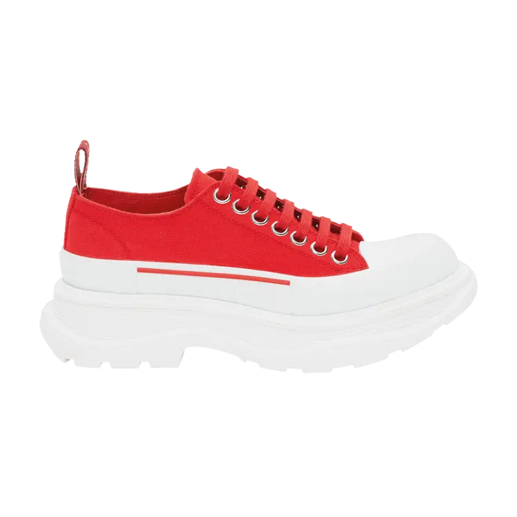 

Кроссовки Alexander McQueen Alexander McQueen Tread Slick Lace Up 'Lust Red', красный
