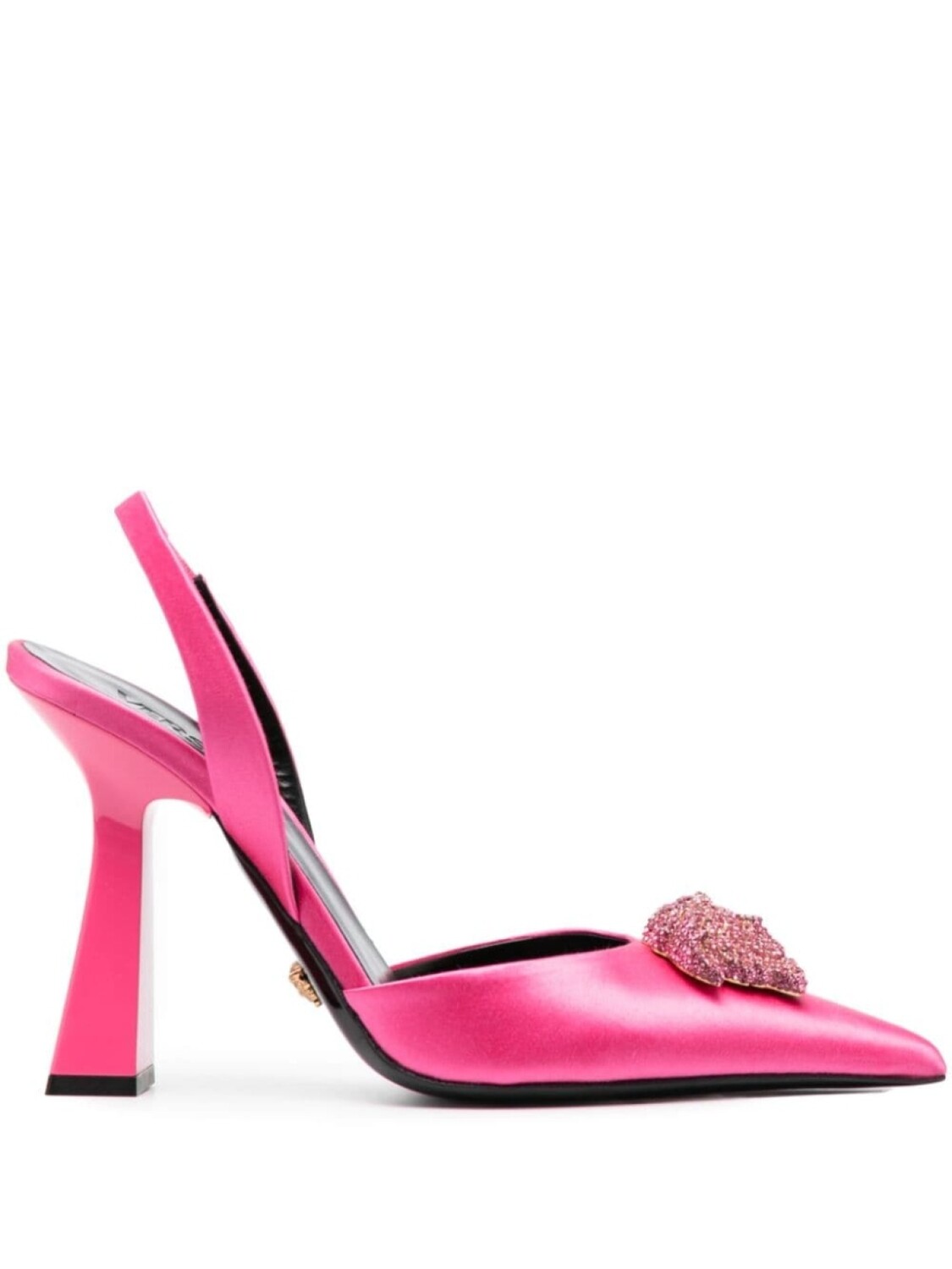 

Versace туфли La Medusa 105 с ремешком на пятке, розовый