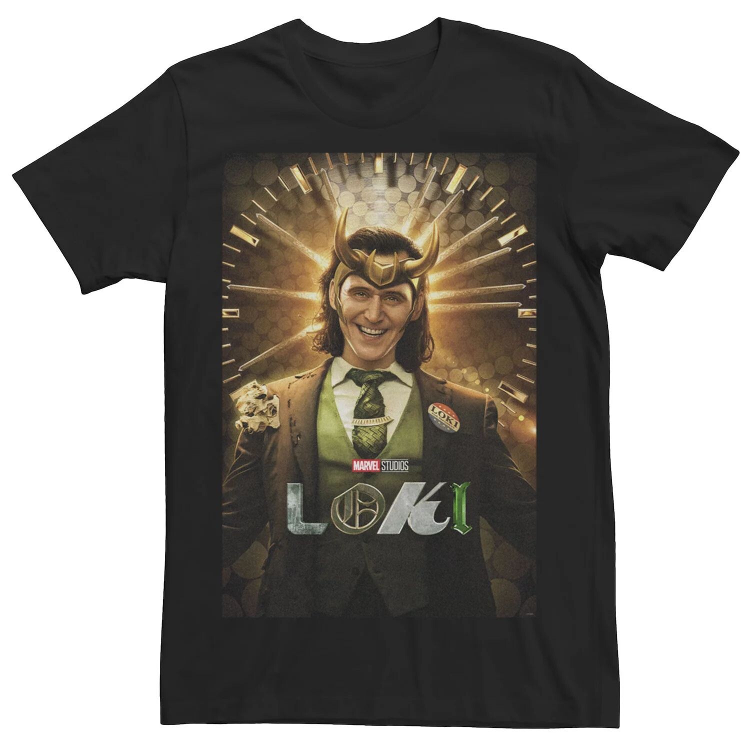 

Мужская футболка с плакатом Marvel Loki Licensed Character