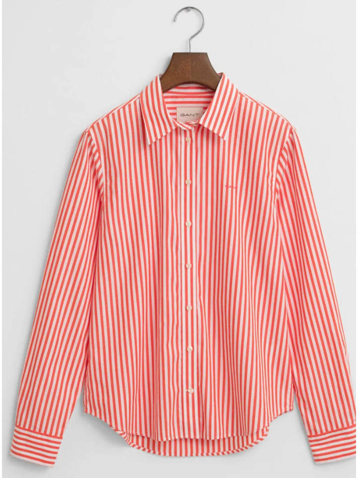 

Блузка с длинными рукавами ярко-красного цвета Gant