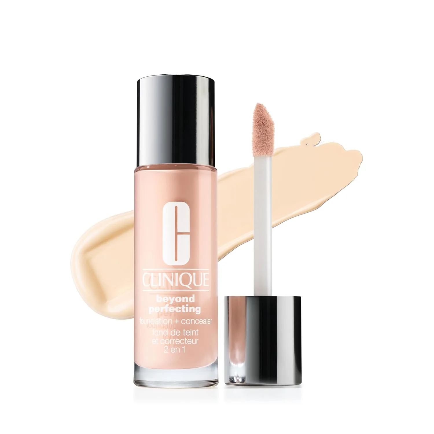 Жидкая тональная основа и консилер Clinique Beyond Perfecting Lightweight для сухой, комбинированной и жирной кожи | Полное покрытие + естественный матовый финиш, AA Breeze CN 02 - very fair, cool-neutral undertones
